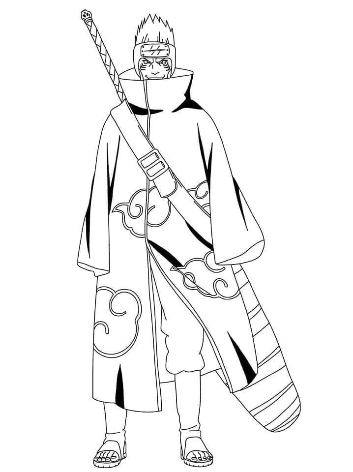 Desenho gratuito Akatsuki #212850 da colecao Anime e Mangá para imprimir