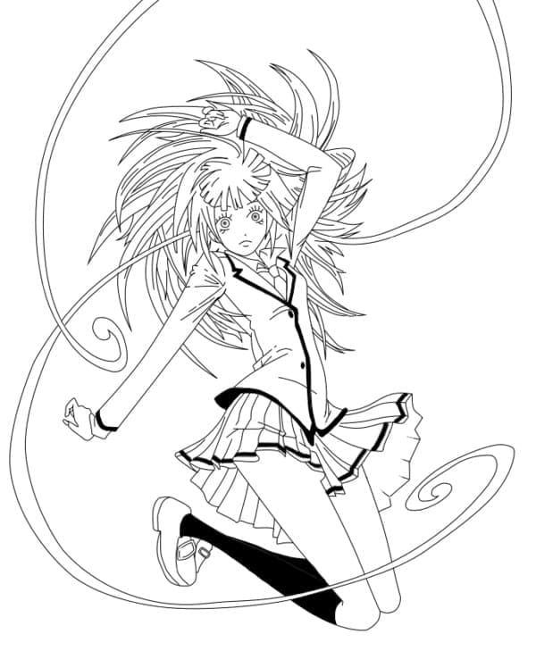 Atividade criativa: desenho de Assassination Classroom #184463 para colorir da coleção Anime e Mangá