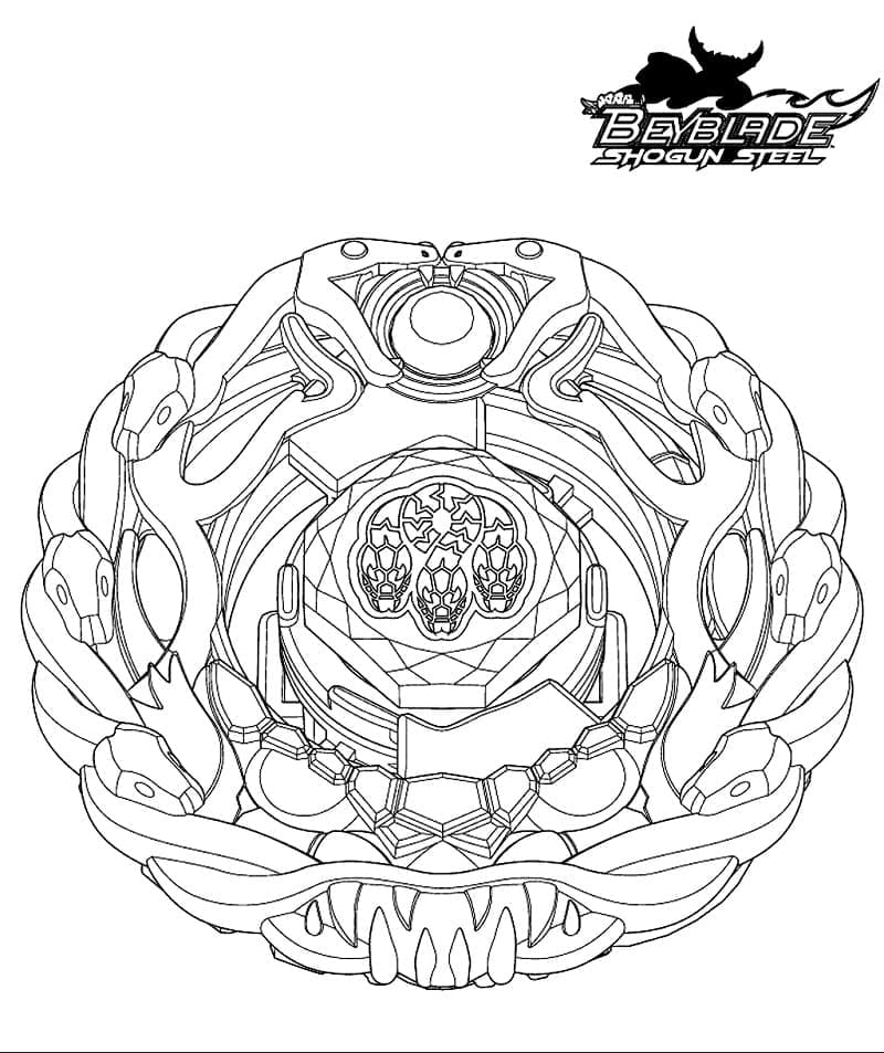 Desenho gratuito Beyblade #184930 da colecao Anime e Mangá para imprimir