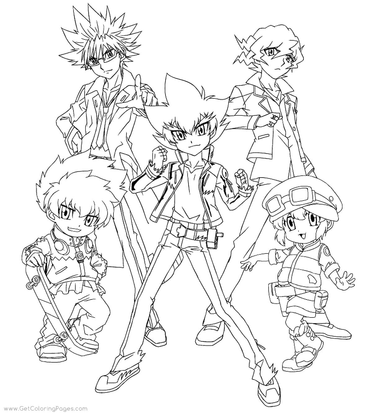 Desenho gratuito Beyblade #184935 da colecao Anime e Mangá para imprimir