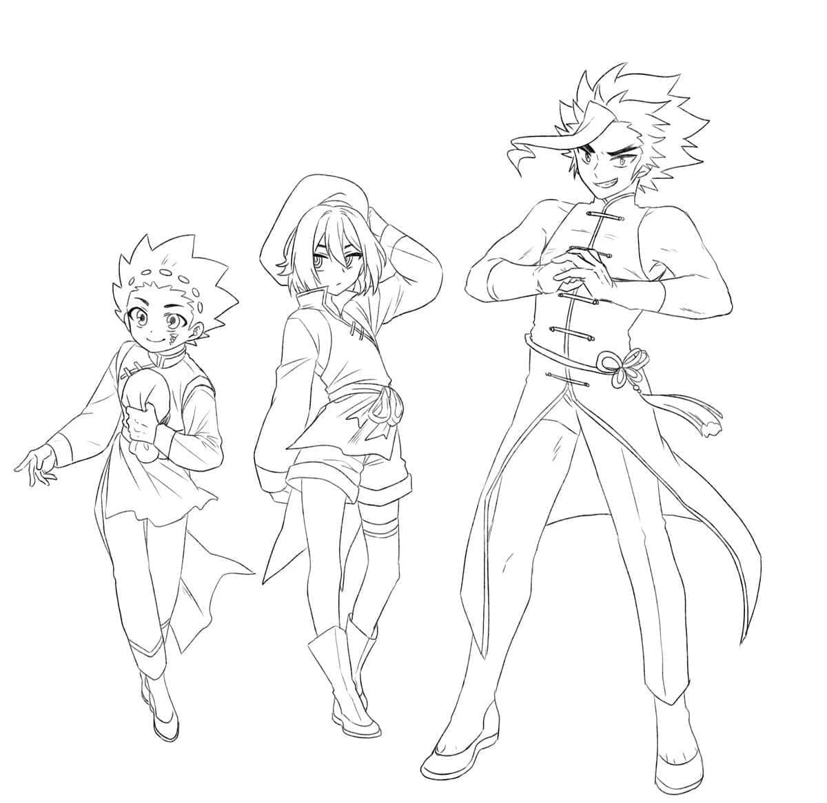 Desenho gratuito Beyblade #184951 da colecao Anime e Mangá para imprimir