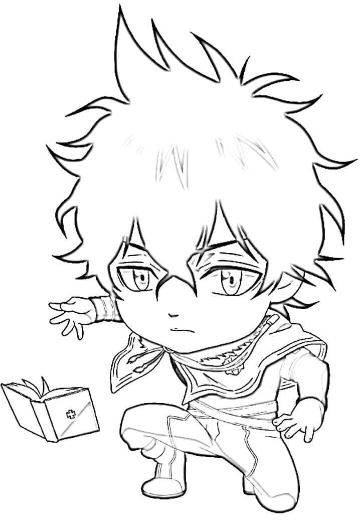 Desenho gratuito Black Clover #208018 da colecao Anime e Mangá para imprimir