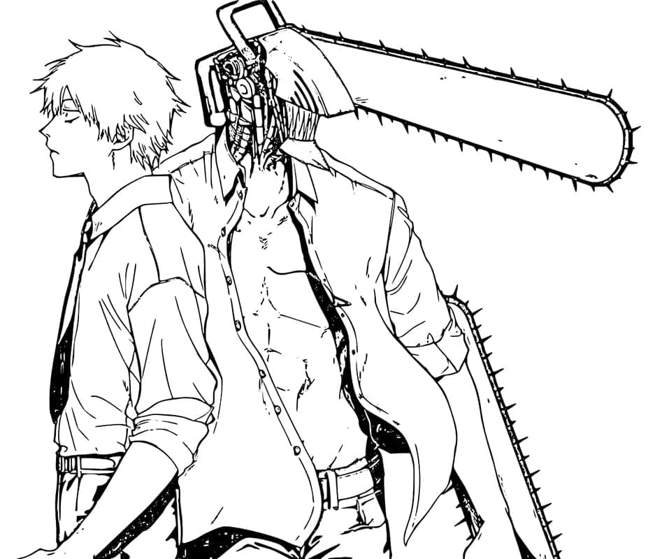 Desenho gratuito Chainsaw Man #182866 da colecao Anime e Mangá para imprimir