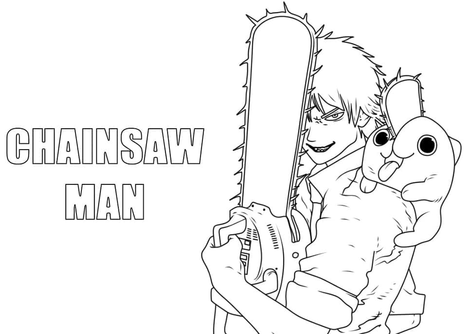 Desenho de Chainsaw Man #182868 para colorir, da coleção Anime e Mangá, imprimível grátis Desenho de Chainsaw Man #182868 para colorir, da coleção Anime e Mangá, imprimível grátis