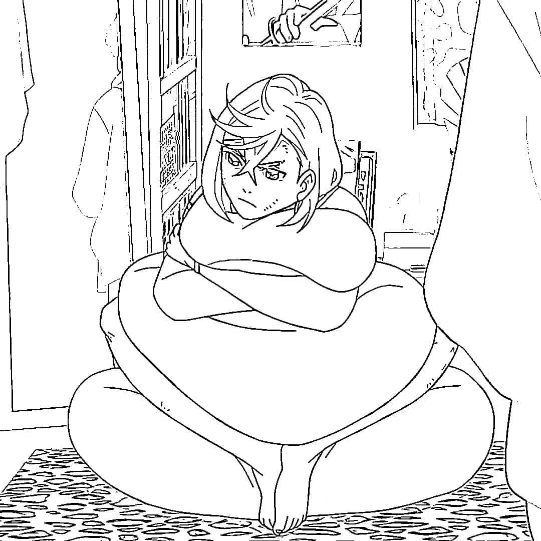 Desenho gratuito Dandadan #217985 da colecao Anime e Mangá para imprimir