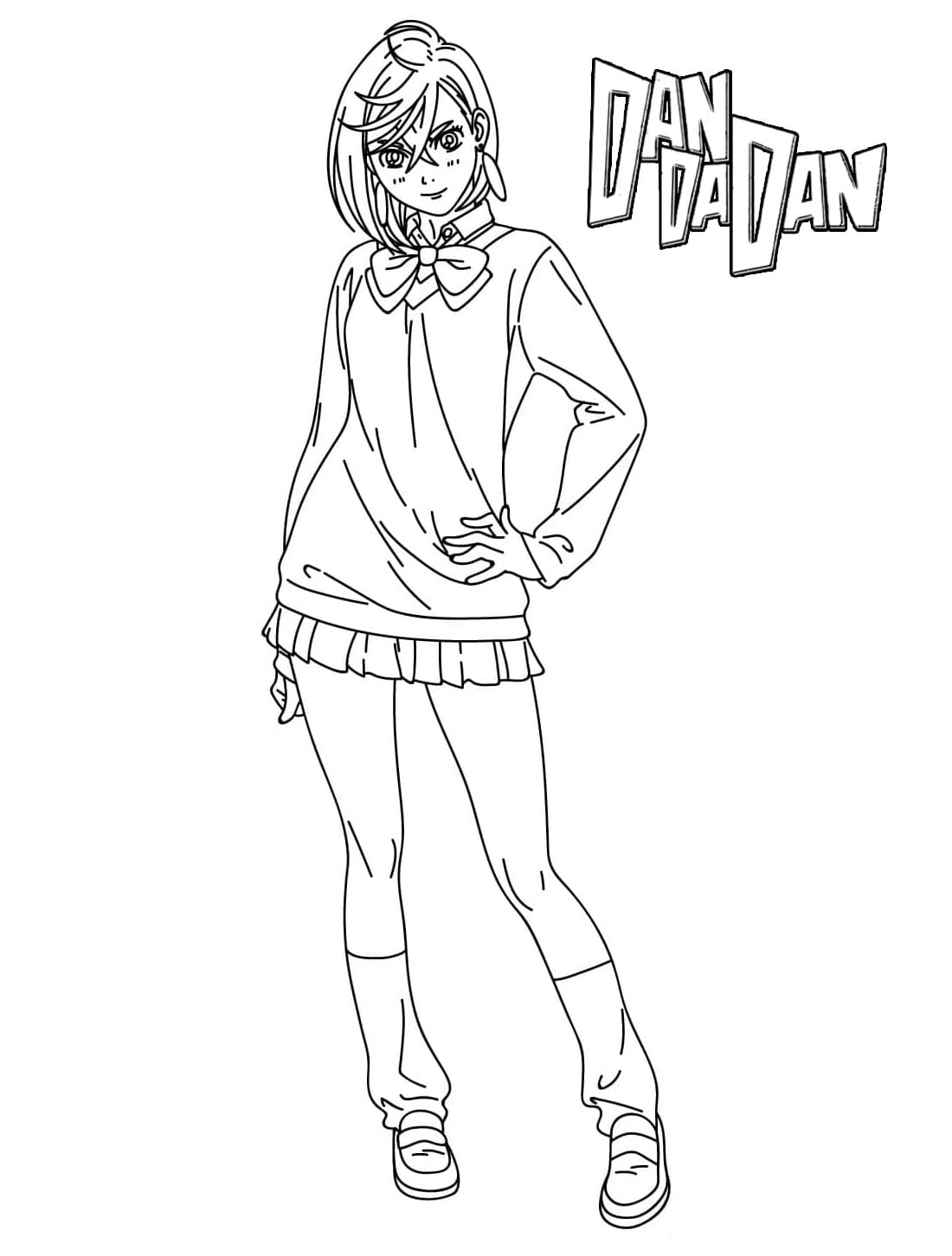 Desenho gratuito Dandadan #217994 da colecao Anime e Mangá para imprimir
