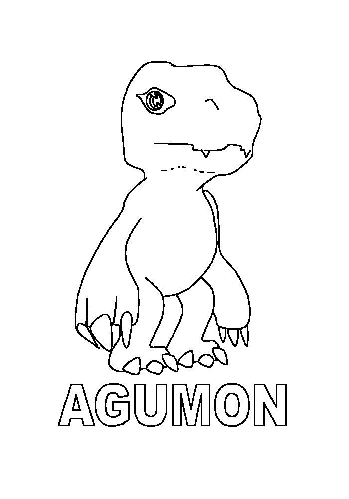 Desenho gratuito Digimon #51455 da colecao Anime e Mangá para imprimir
