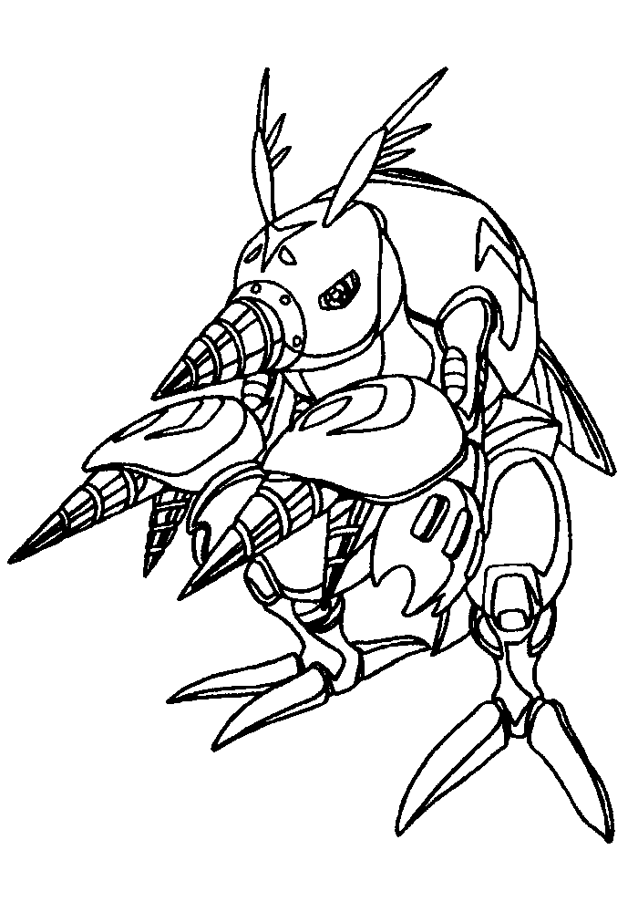 Desenho gratuito Digimon #51482 da colecao Anime e Mangá para imprimir