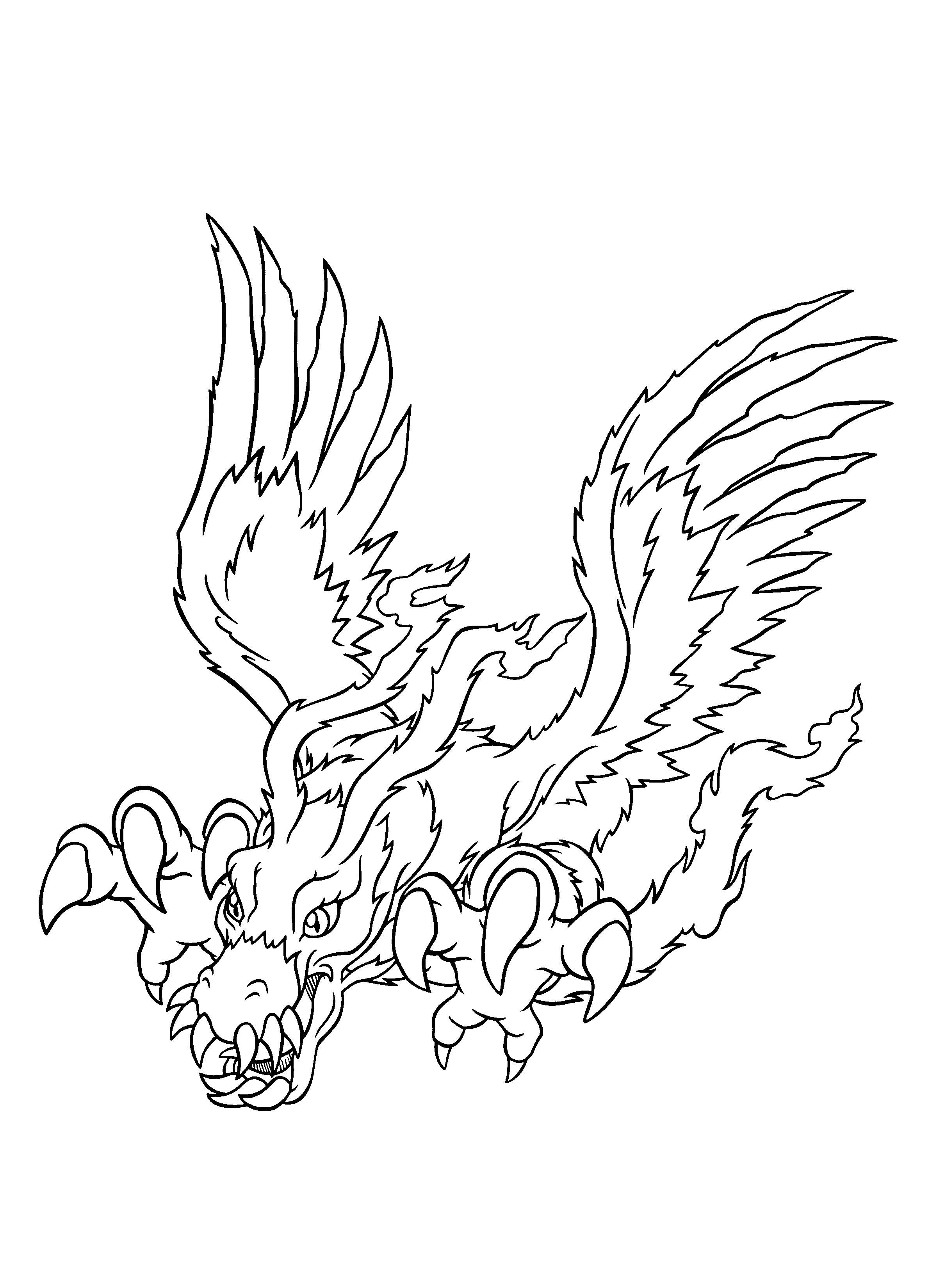 Desenho gratuito Digimon #51528 da colecao Anime e Mangá para imprimir