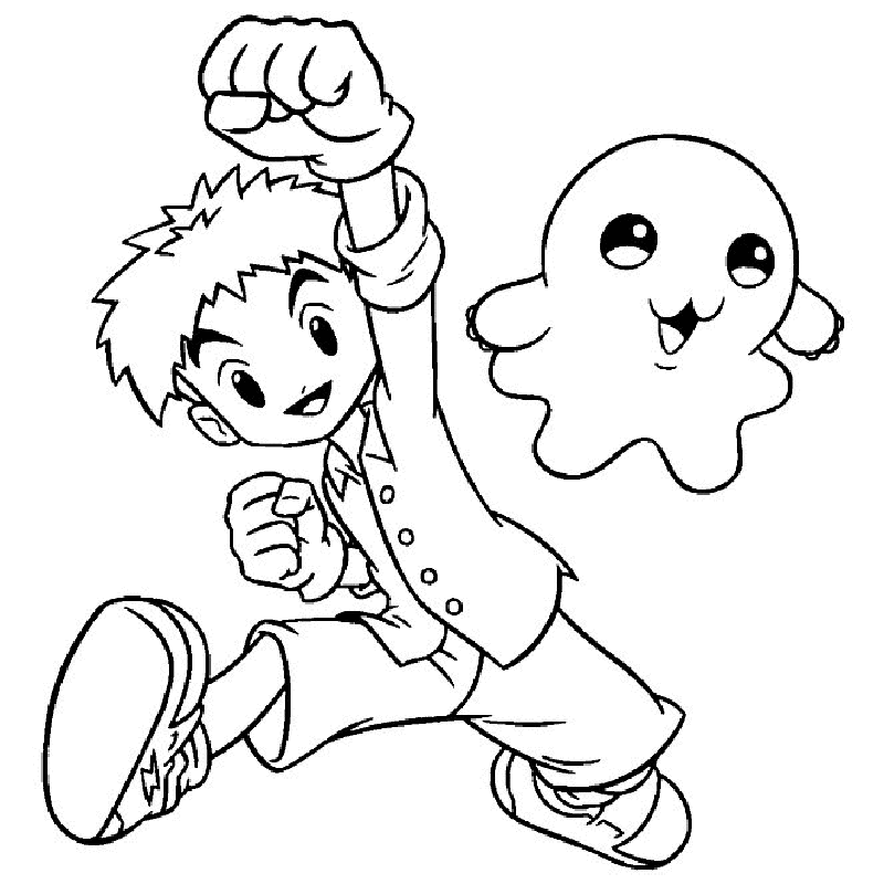 Desenho gratuito Digimon #51565 da colecao Anime e Mangá para imprimir