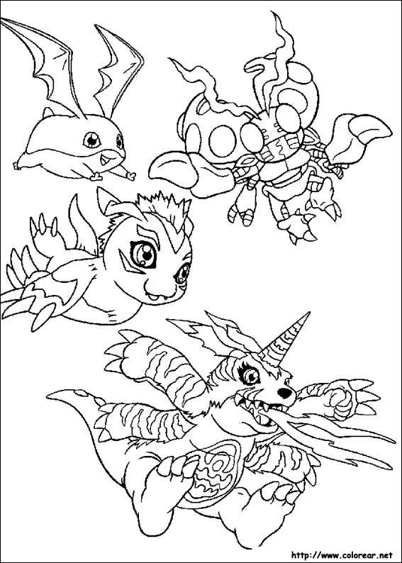 Desenho gratuito Digimon #51595 da colecao Anime e Mangá para imprimir