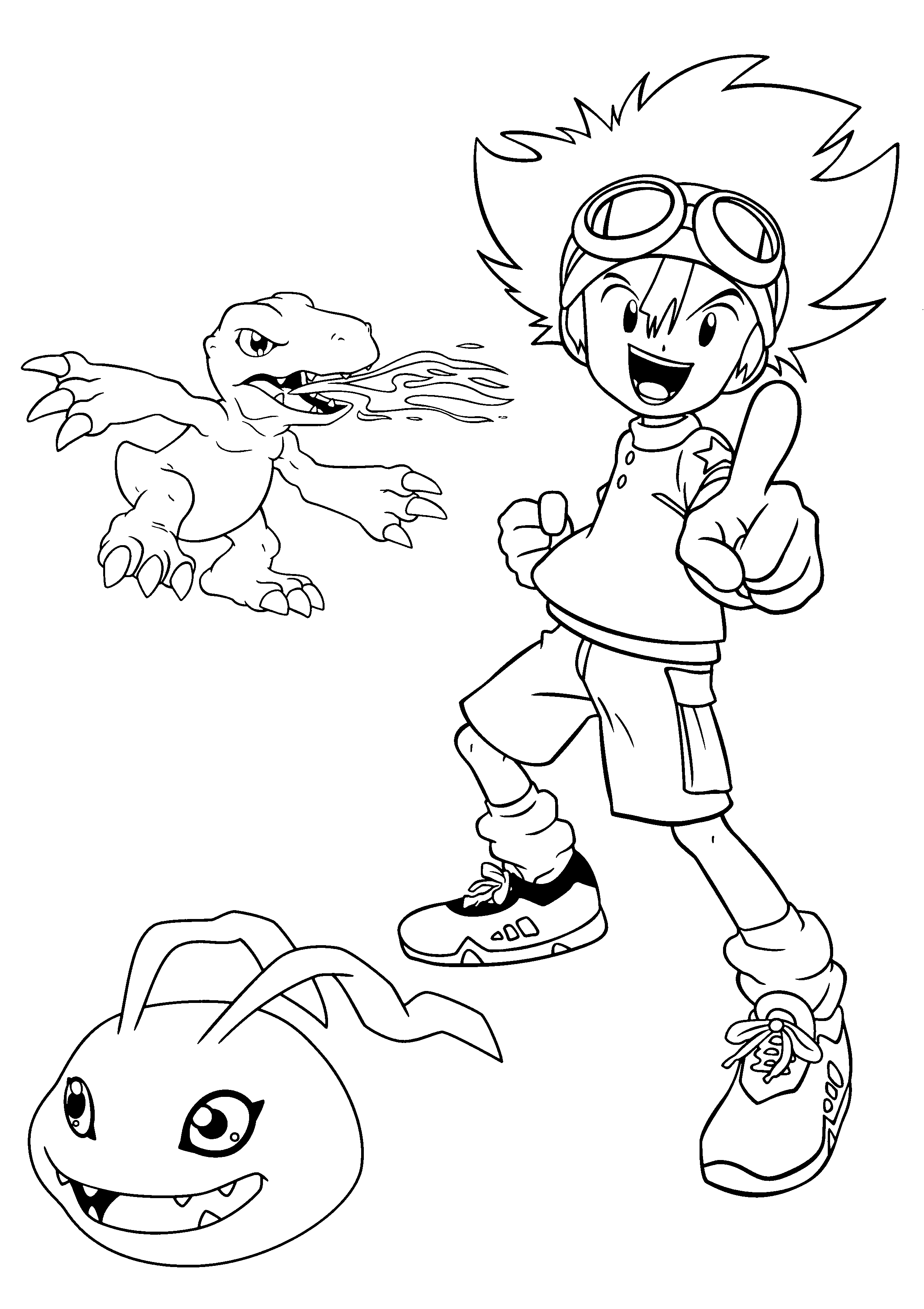 Desenho gratuito Digimon #51625 da colecao Anime e Mangá para imprimir