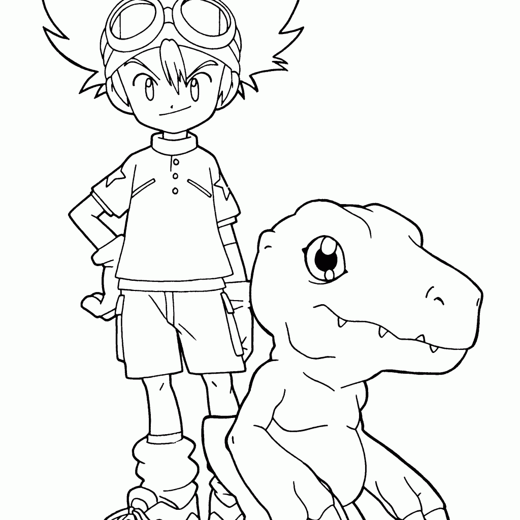 Desenho gratuito Digimon #51700 da colecao Anime e Mangá para imprimir