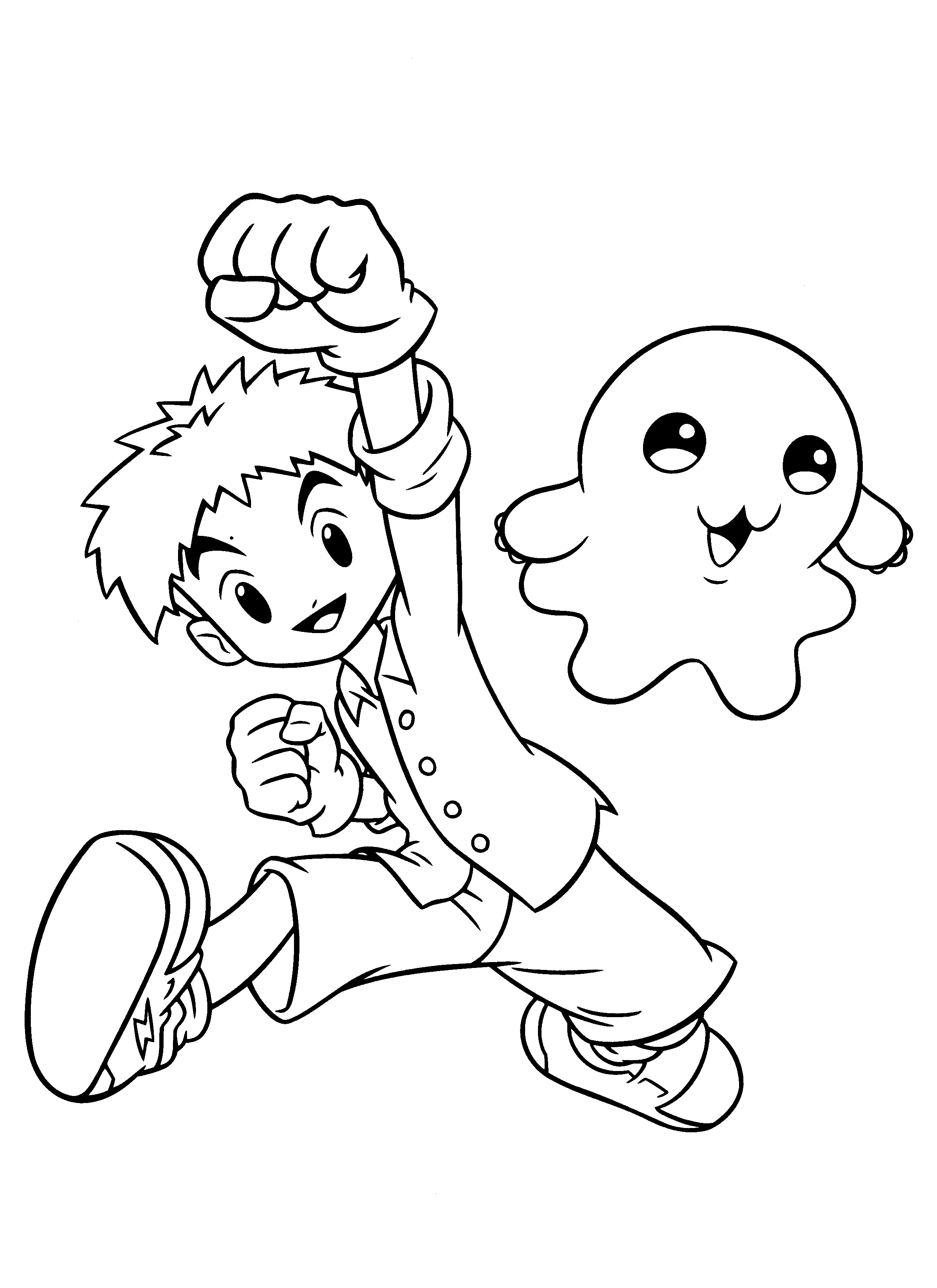 Desenho gratuito Digimon #51716 da colecao Anime e Mangá para imprimir