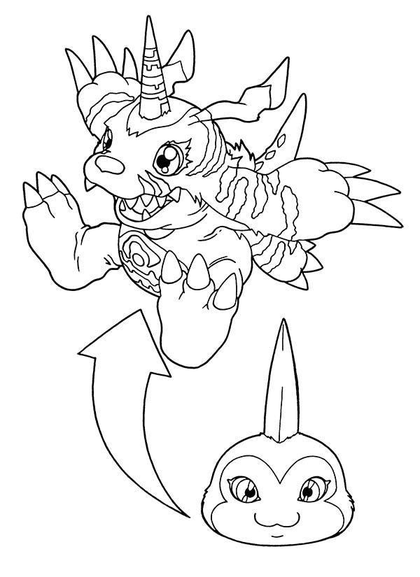 Desenho gratuito Digimon #51731 da colecao Anime e Mangá para imprimir