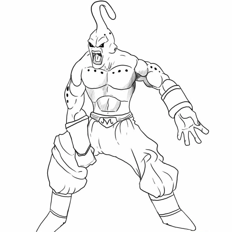 Desenho para colorir Dragon Ball Z #38523 da coleção Anime e Mangá, pronto para imprimir