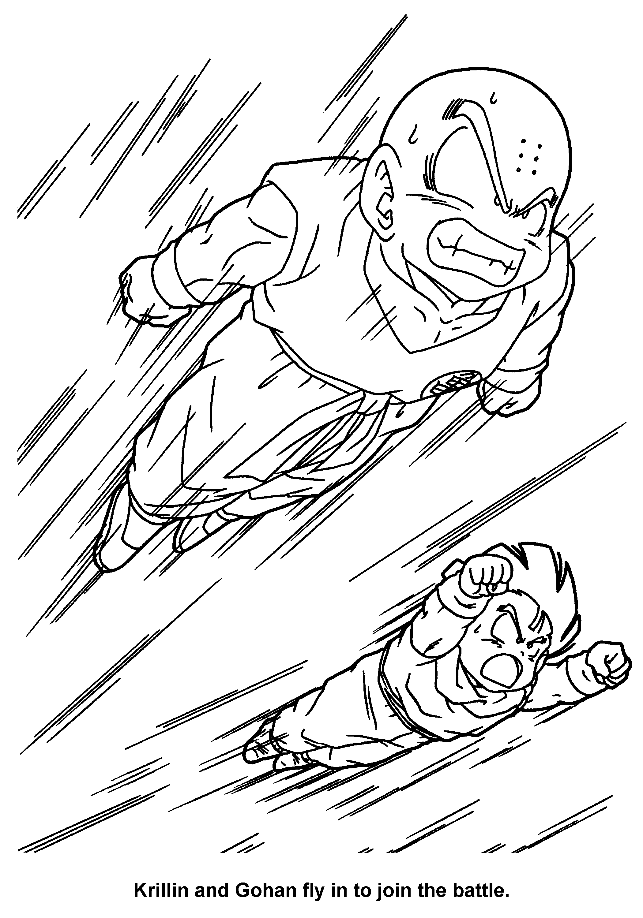 Linda página de Dragon Ball Z #38540 para colorir, da coleção Anime e Mangá, baixe grátis