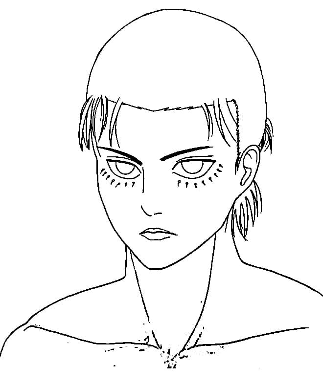 Página para colorir: Eren Yeager (Anime e Mangá) #191761 - Páginas para Colorir Imprimíveis Gratuitamente