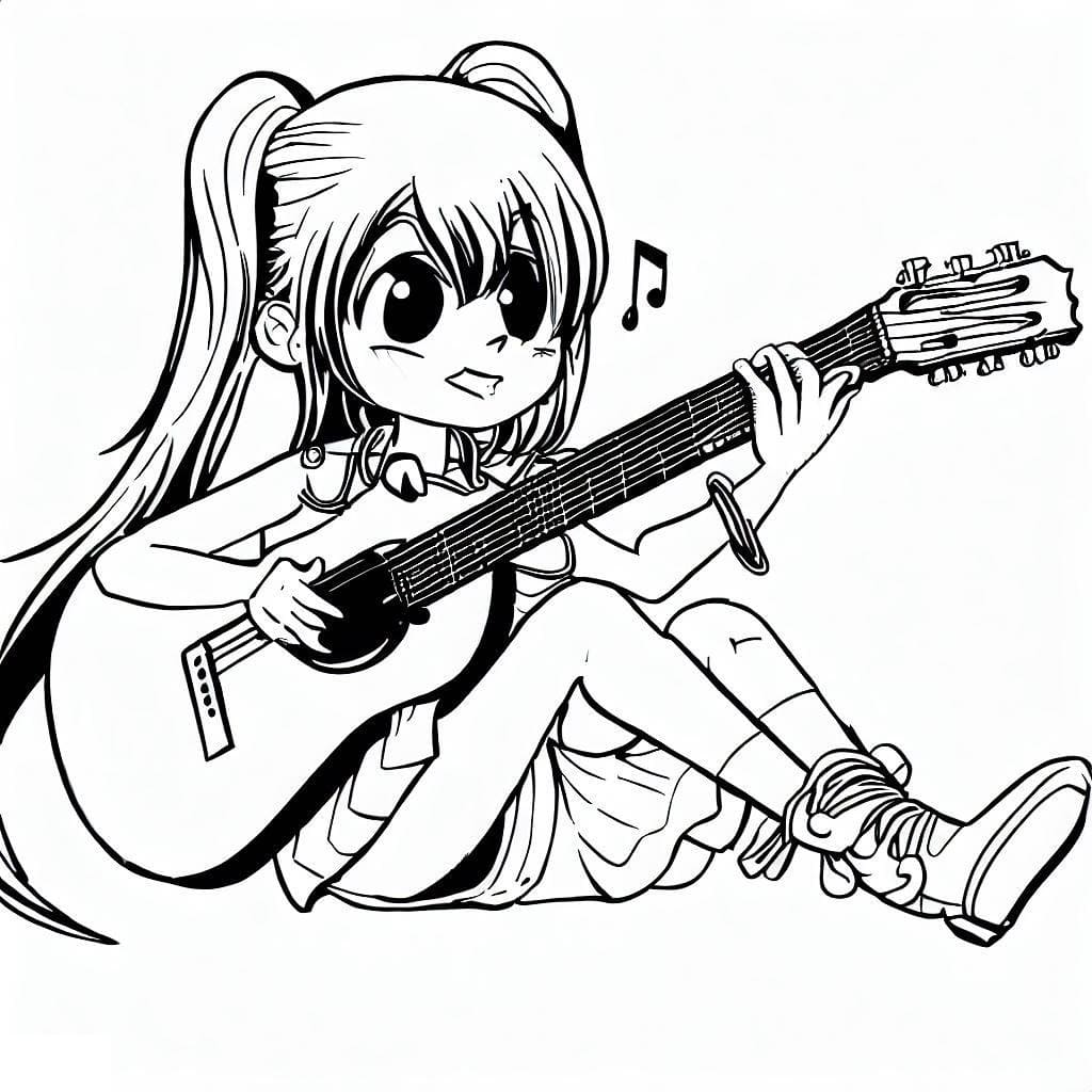 Desenho gratuito Garota Manga #190643 da colecao Anime e Mangá para imprimir