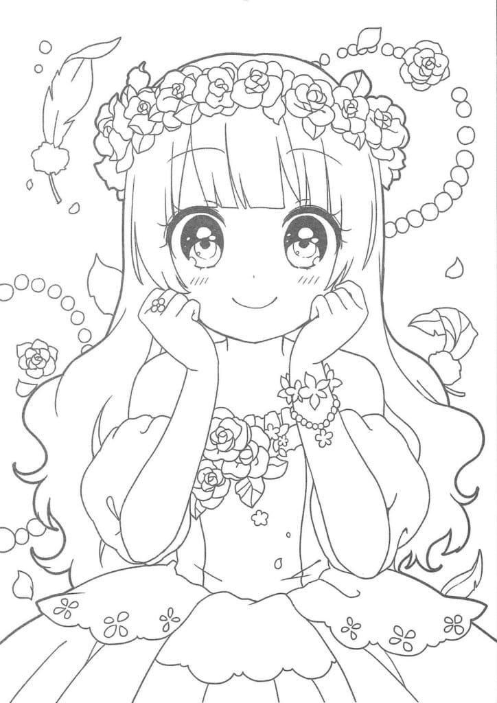 Desenho gratuito Garota Manga #190651 da colecao Anime e Mangá para imprimir