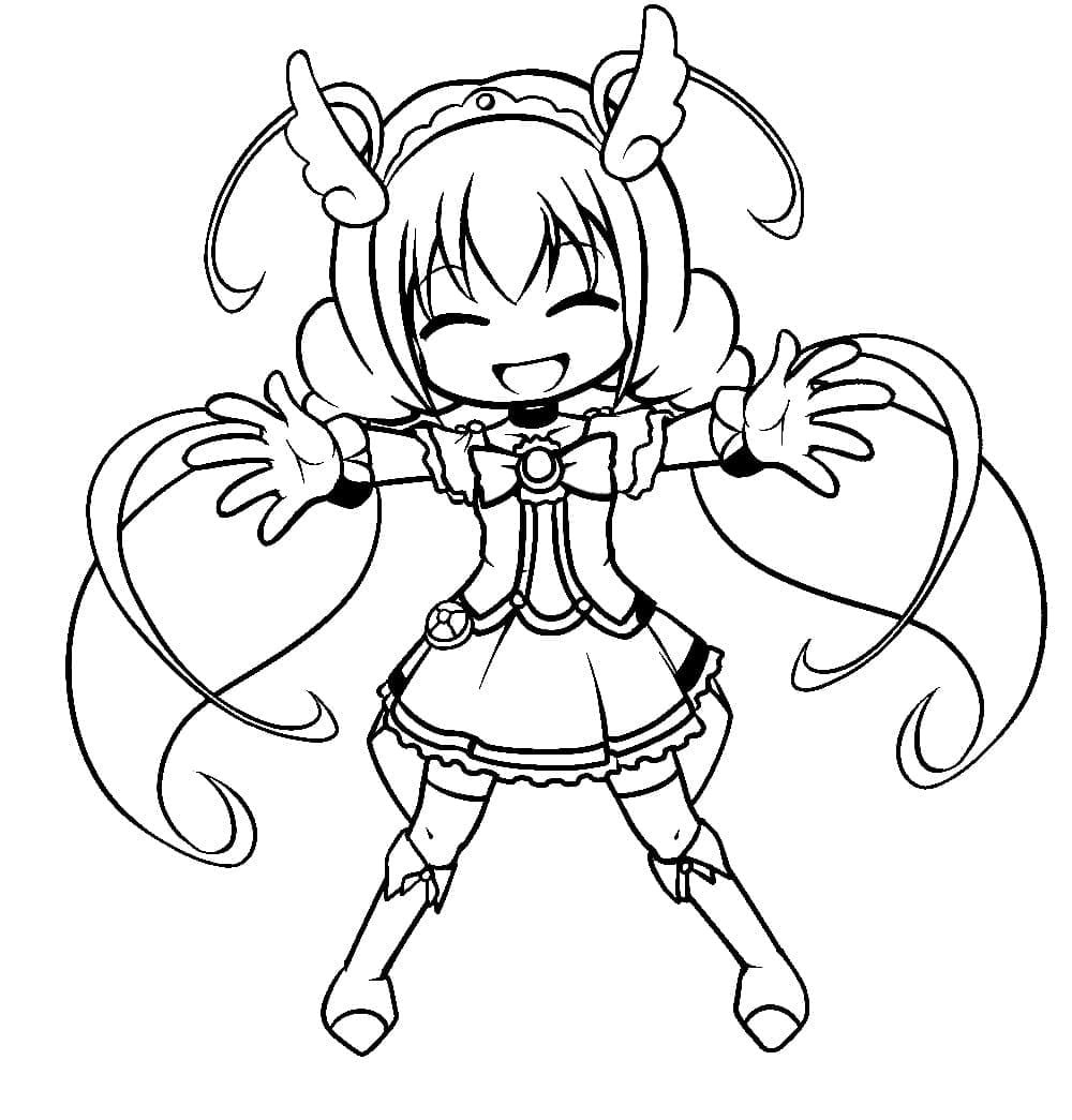 Desenho gratuito Glitter Force #211724 da colecao Anime e Mangá para imprimir