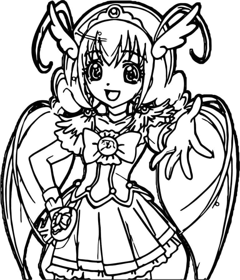 Desenho gratuito Glitter Force #211736 da colecao Anime e Mangá para imprimir