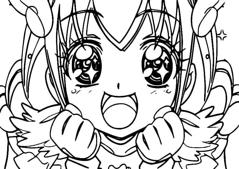 Desenho gratuito Glitter Force #211749 da colecao Anime e Mangá para imprimir