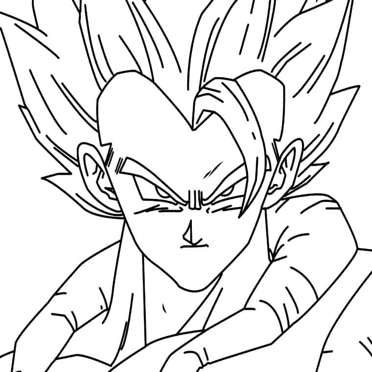 Desenho gratuito Gogeta de Dragon Ball Z #191526 da colecao Anime e Mangá para imprimir
