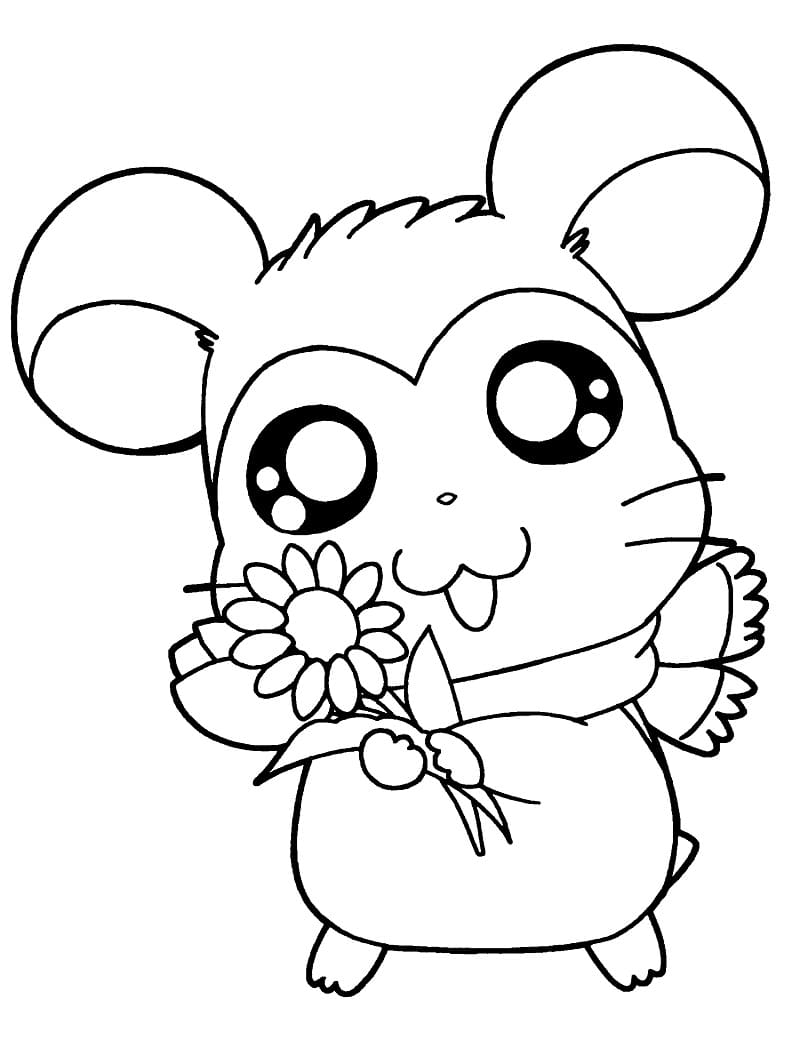 Desenho gratuito Hamtaro #203196 da colecao Anime e Mangá para imprimir