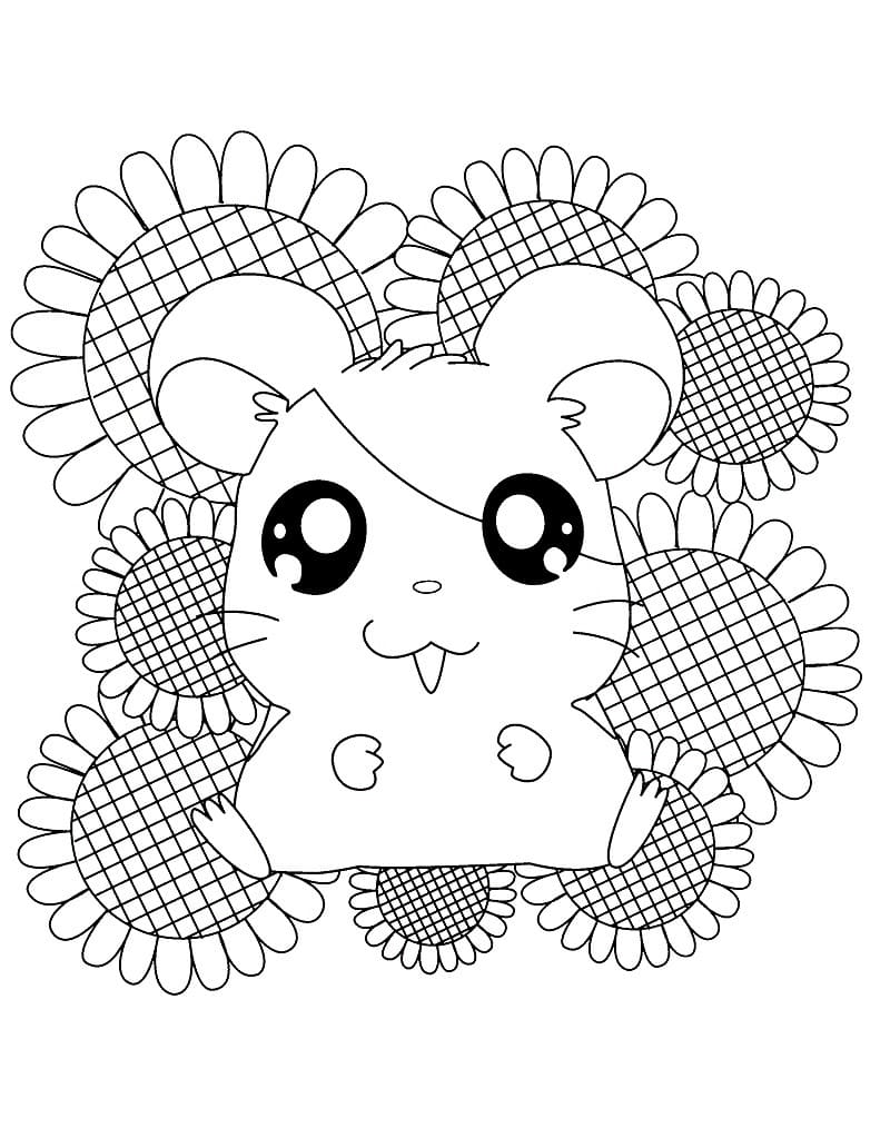 Desenho gratuito Hamtaro #203206 da colecao Anime e Mangá para imprimir