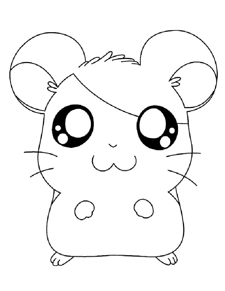 Desenho gratuito Hamtaro #203213 da colecao Anime e Mangá para imprimir
