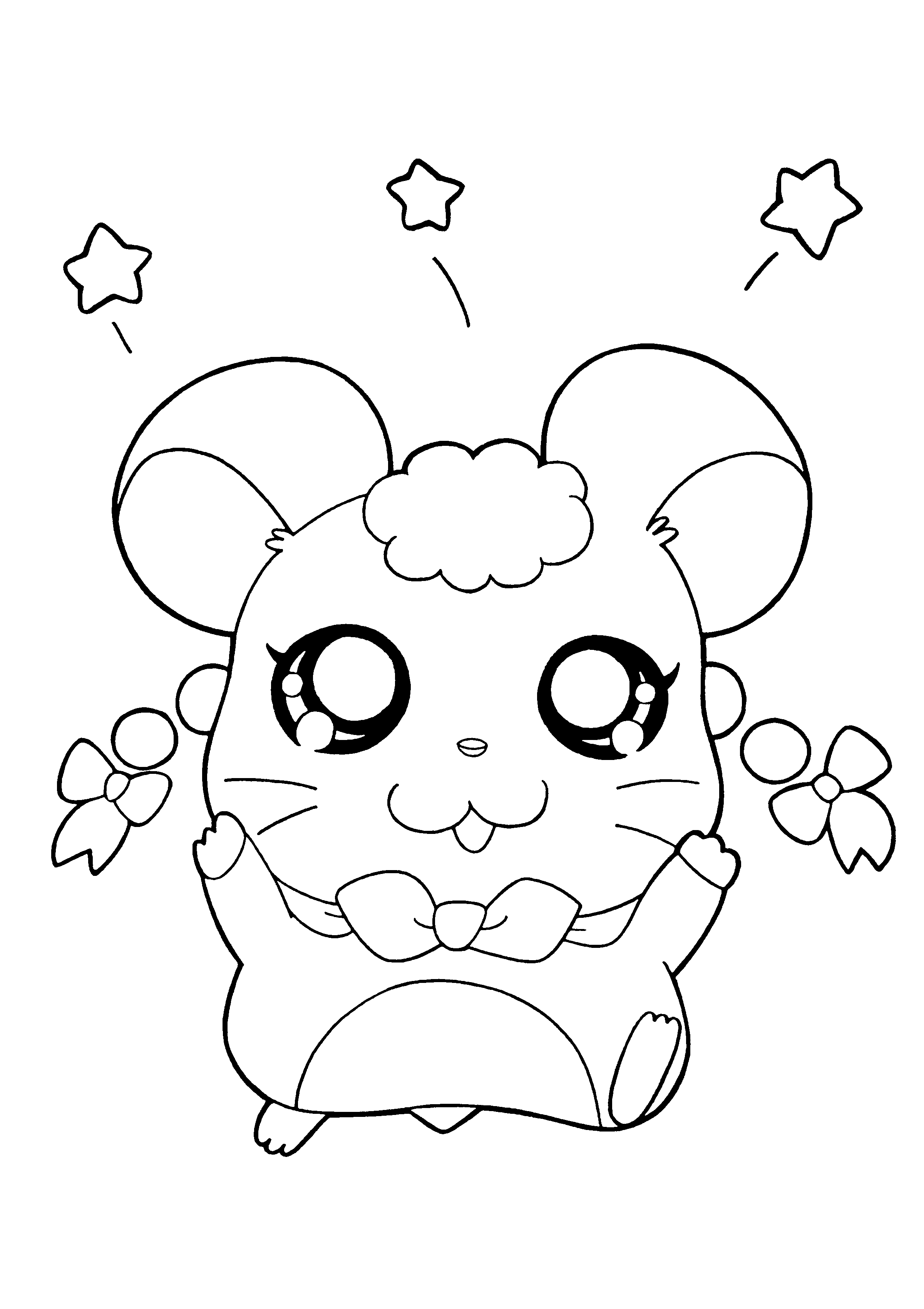 Desenho gratuito Hamtaro #39926 da colecao Anime e Mangá para imprimir