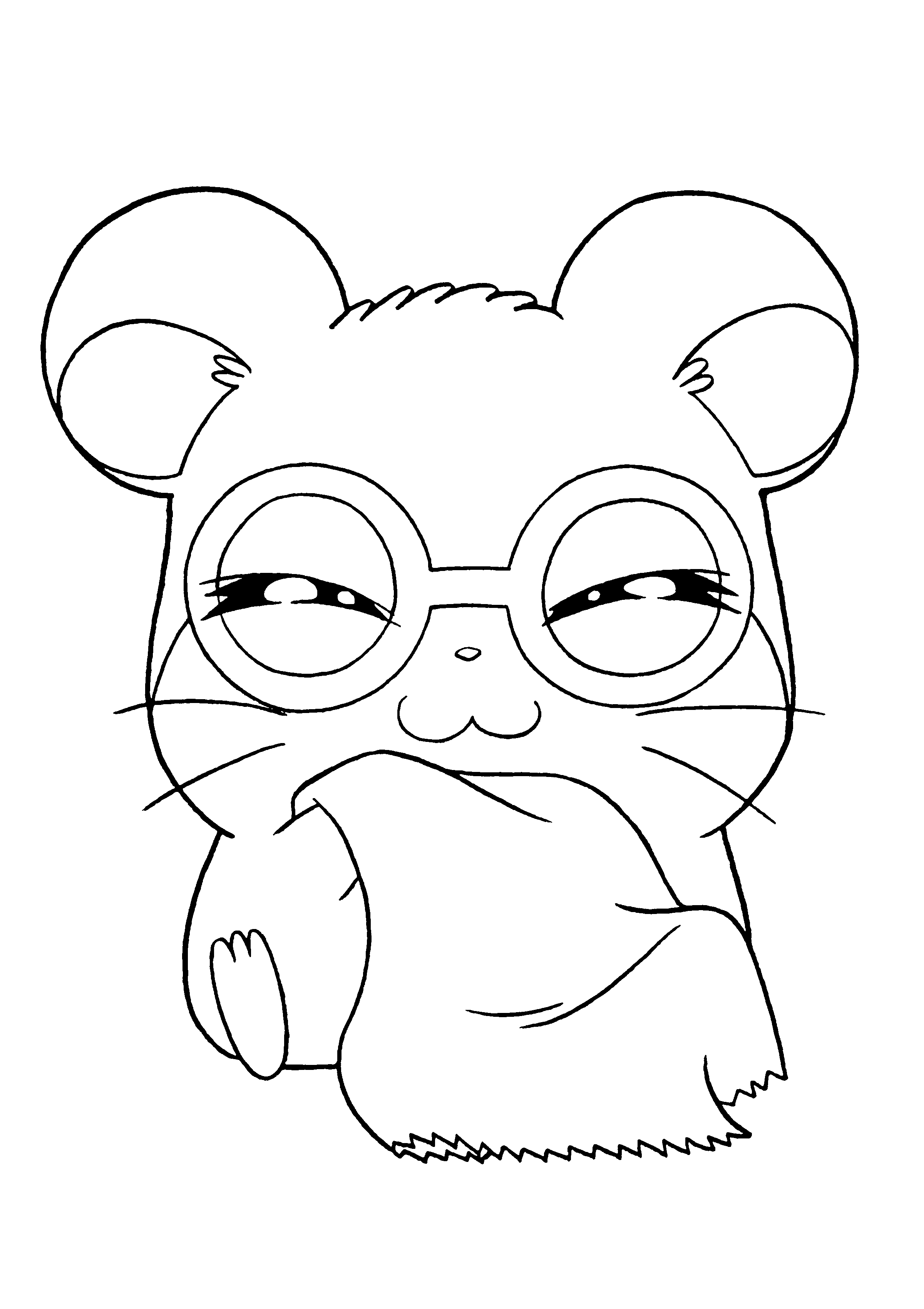 Desenho gratuito Hamtaro #39927 da colecao Anime e Mangá para imprimir