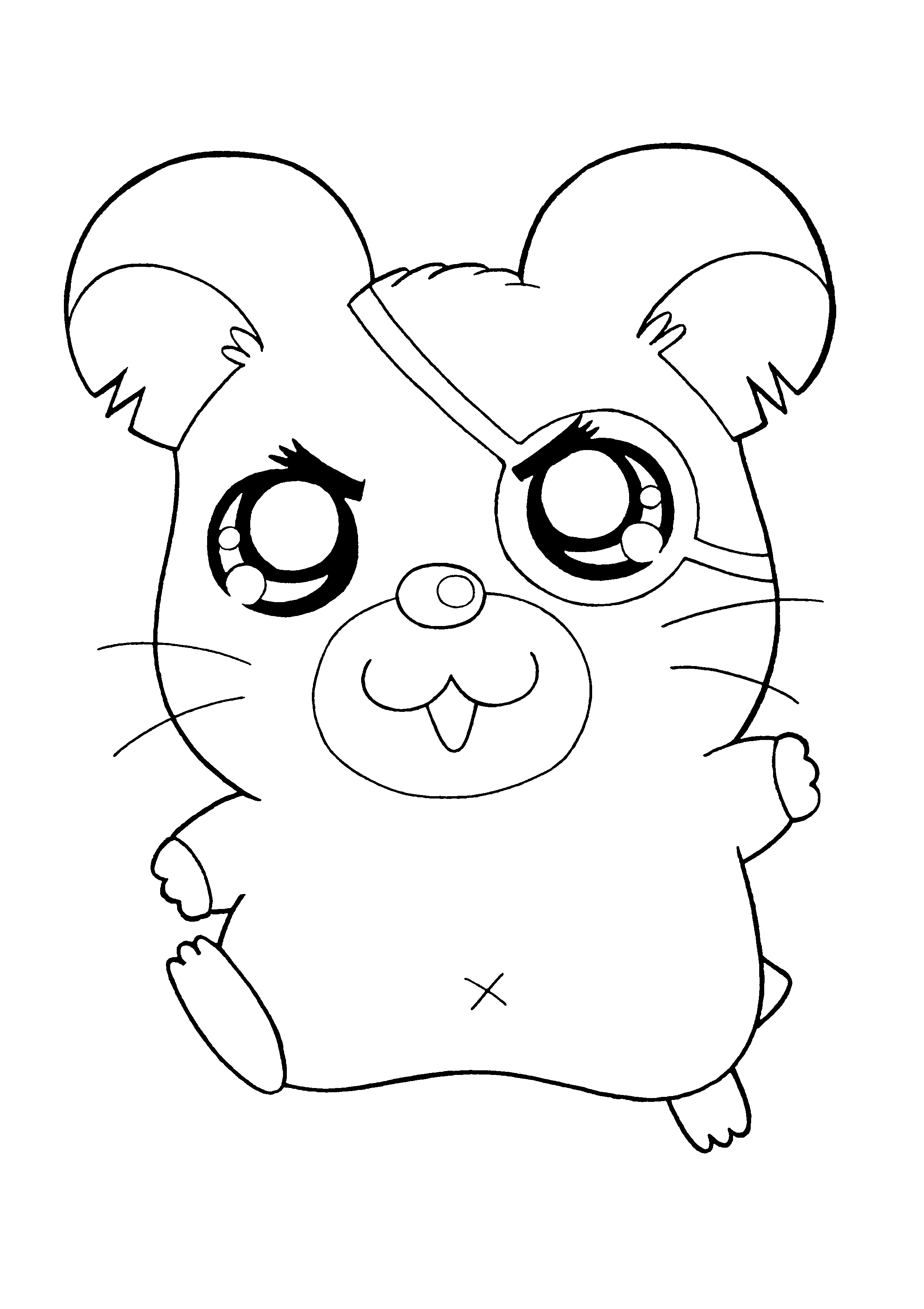 Desenho gratuito Hamtaro #39949 da colecao Anime e Mangá para imprimir