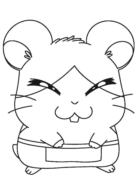 Desenho gratuito Hamtaro #39973 da colecao Anime e Mangá para imprimir
