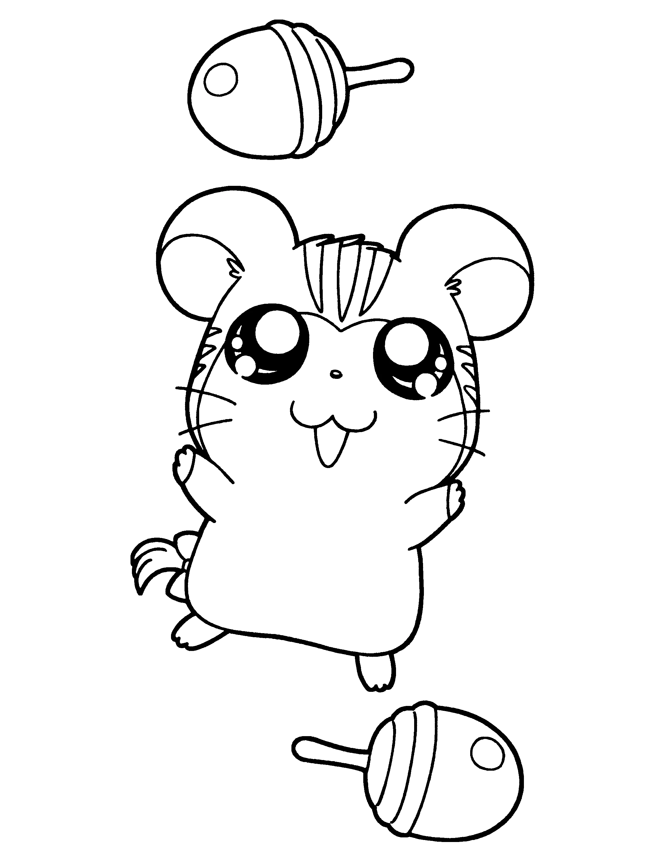 Desenho gratuito Hamtaro #39987 da colecao Anime e Mangá para imprimir