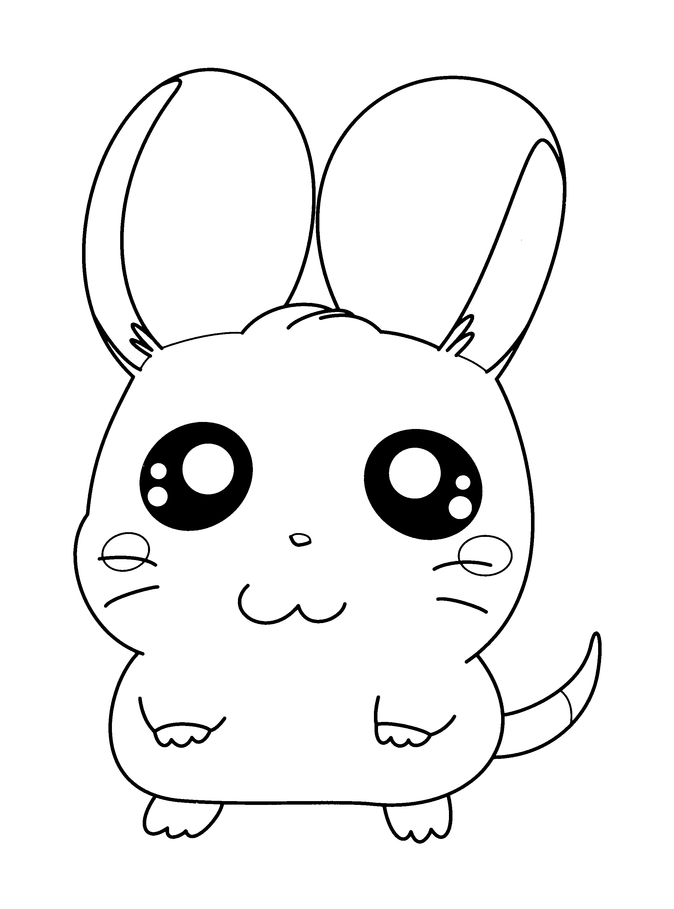 Desenho gratuito Hamtaro #39993 da colecao Anime e Mangá para imprimir