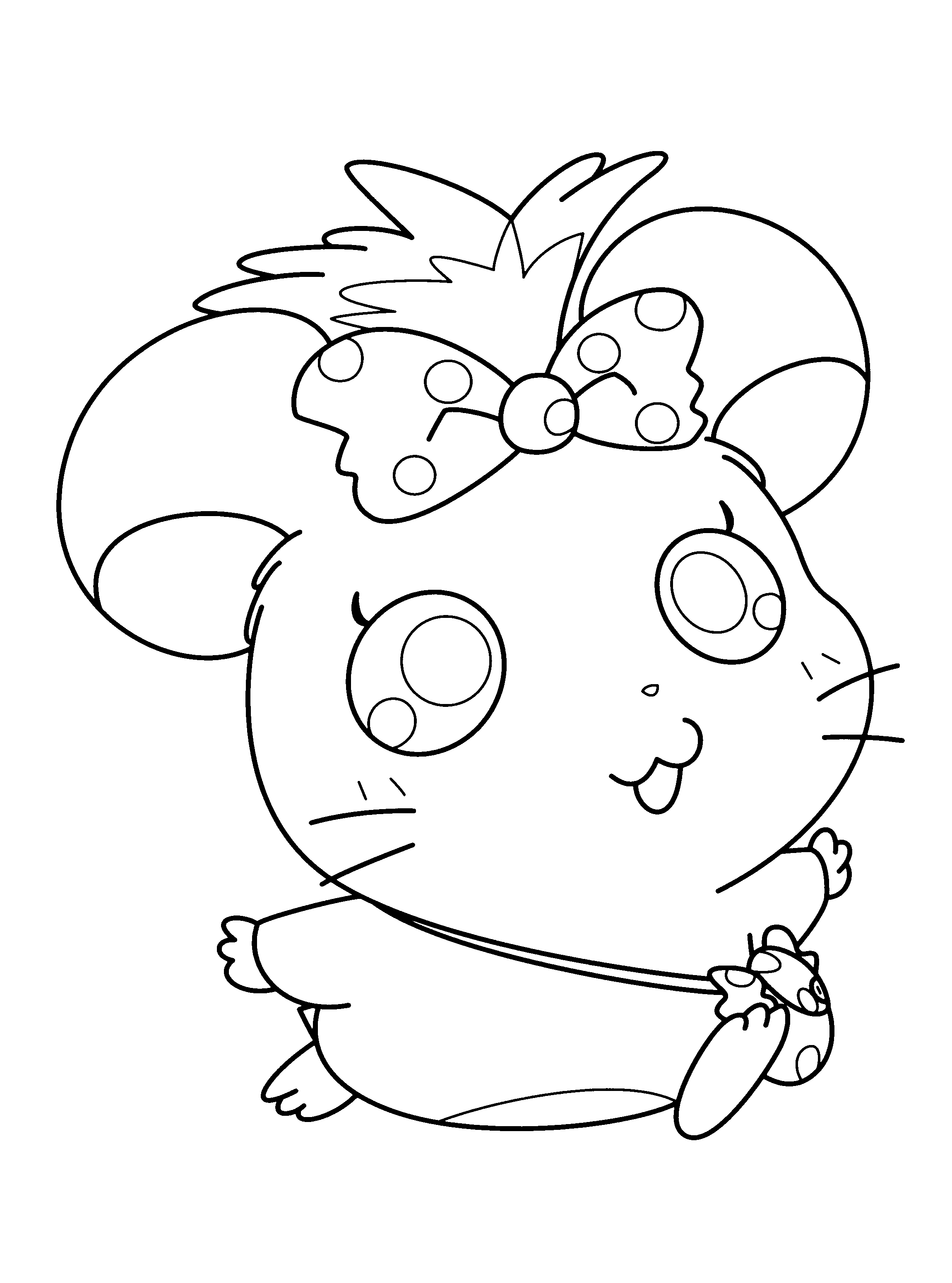 Desenho gratuito Hamtaro #39996 da colecao Anime e Mangá para imprimir