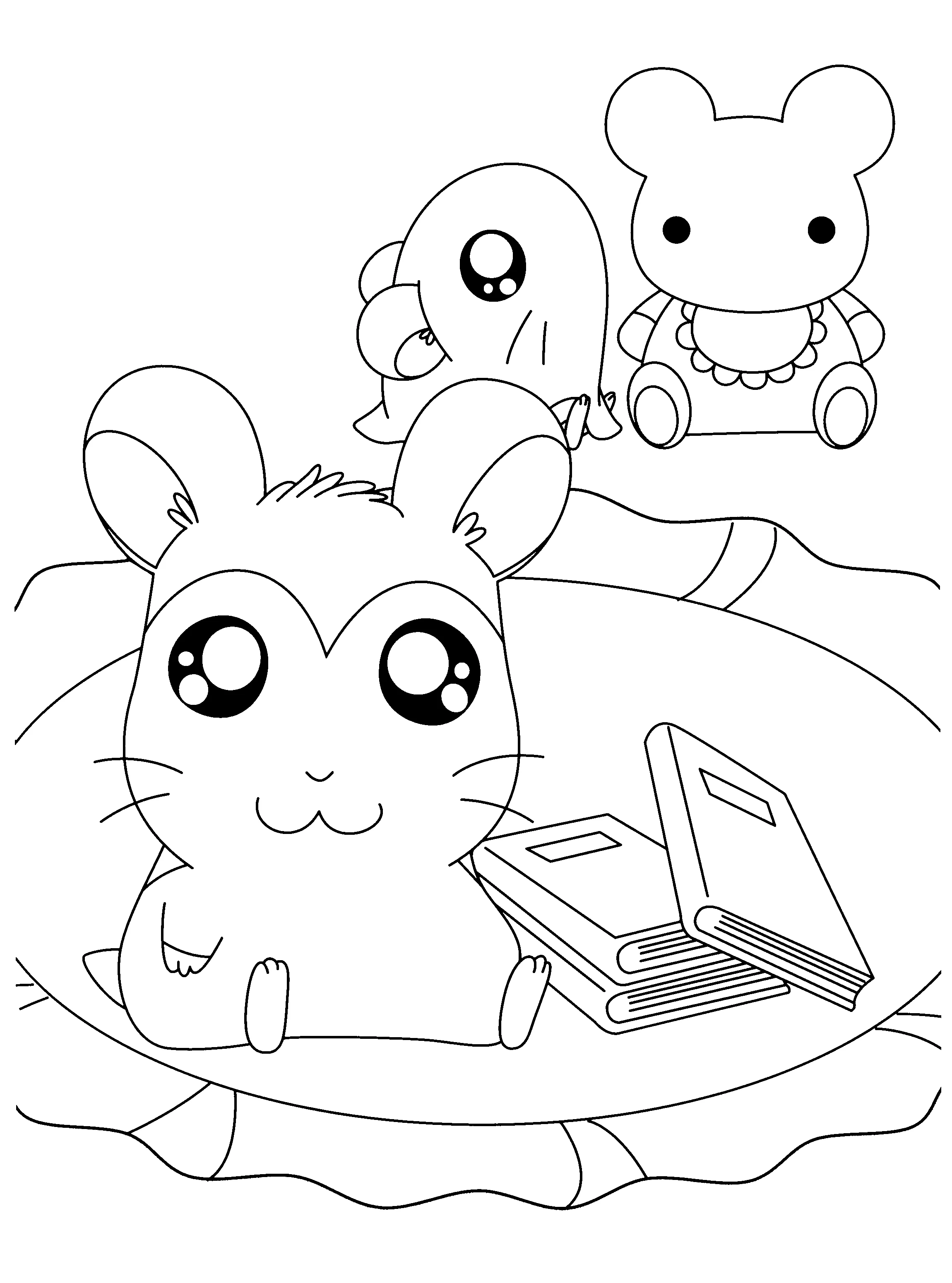 Desenho grátis de Hamtaro #40034 para crianças e adultos, coleção Anime e Mangá Desenho grátis de Hamtaro #40034 para crianças e adultos, coleção Anime e Mangá