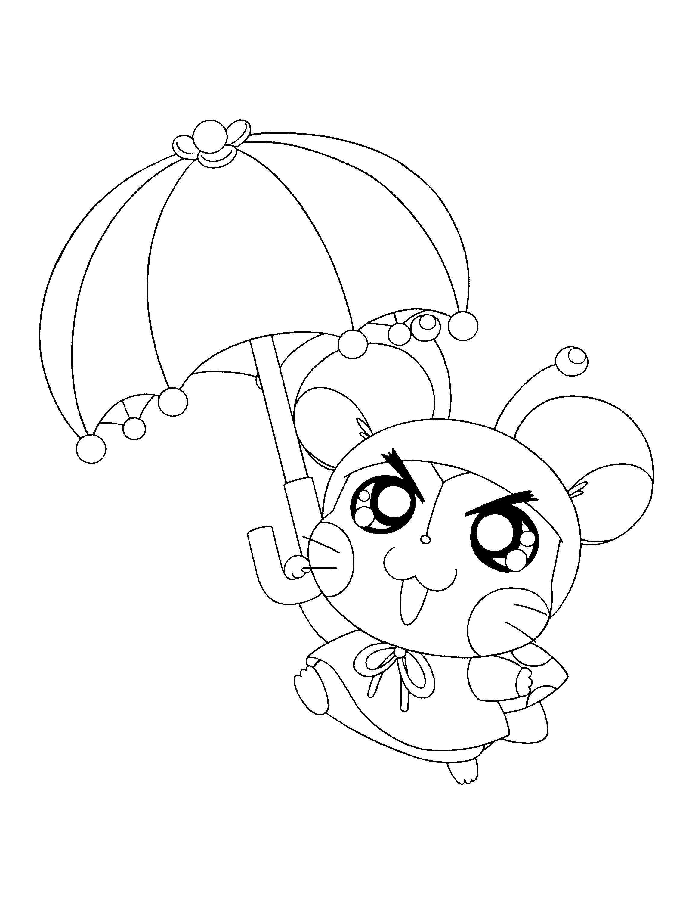 Desenho gratuito Hamtaro #40084 da colecao Anime e Mangá para imprimir