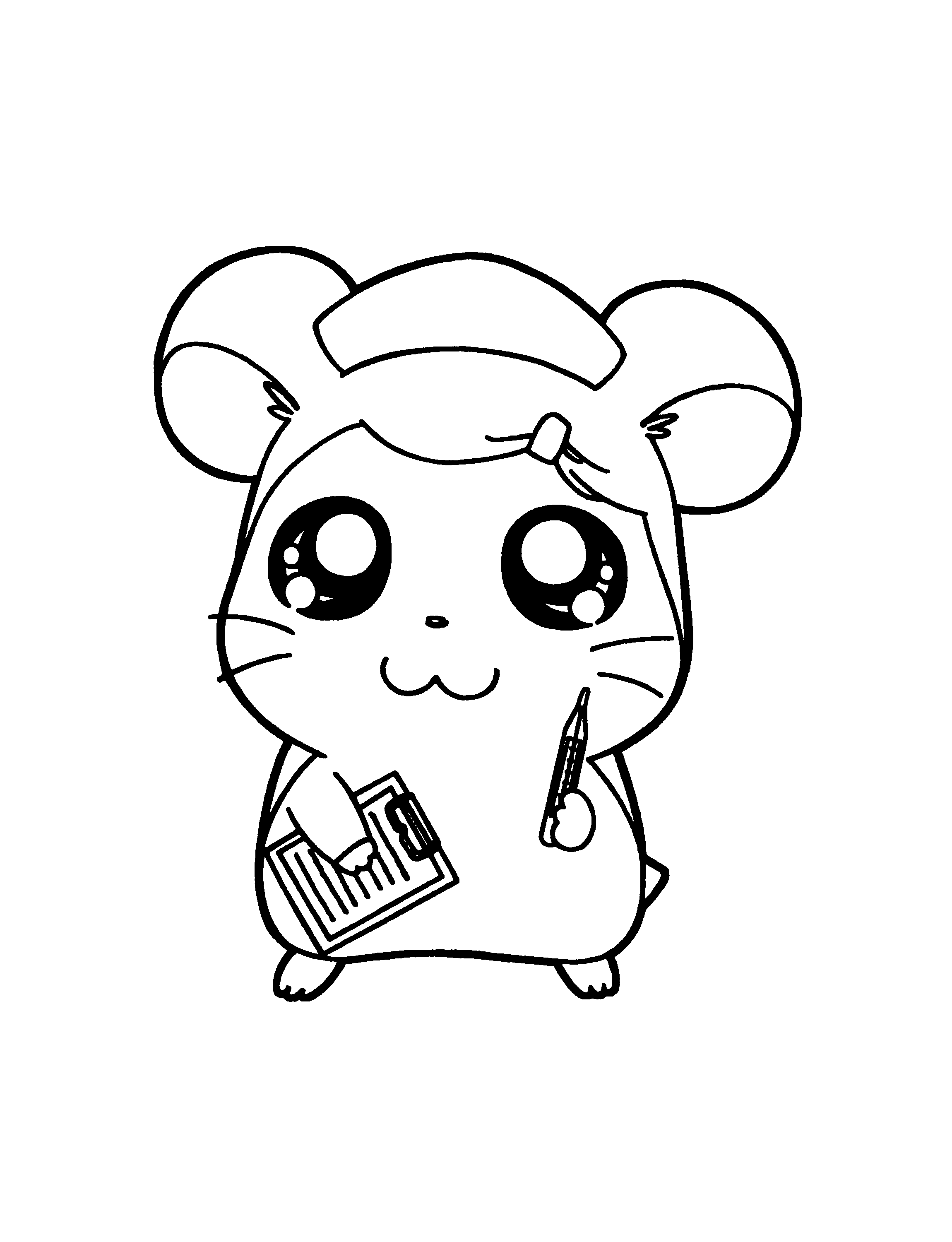 Desenho gratuito Hamtaro #40094 da colecao Anime e Mangá para imprimir
