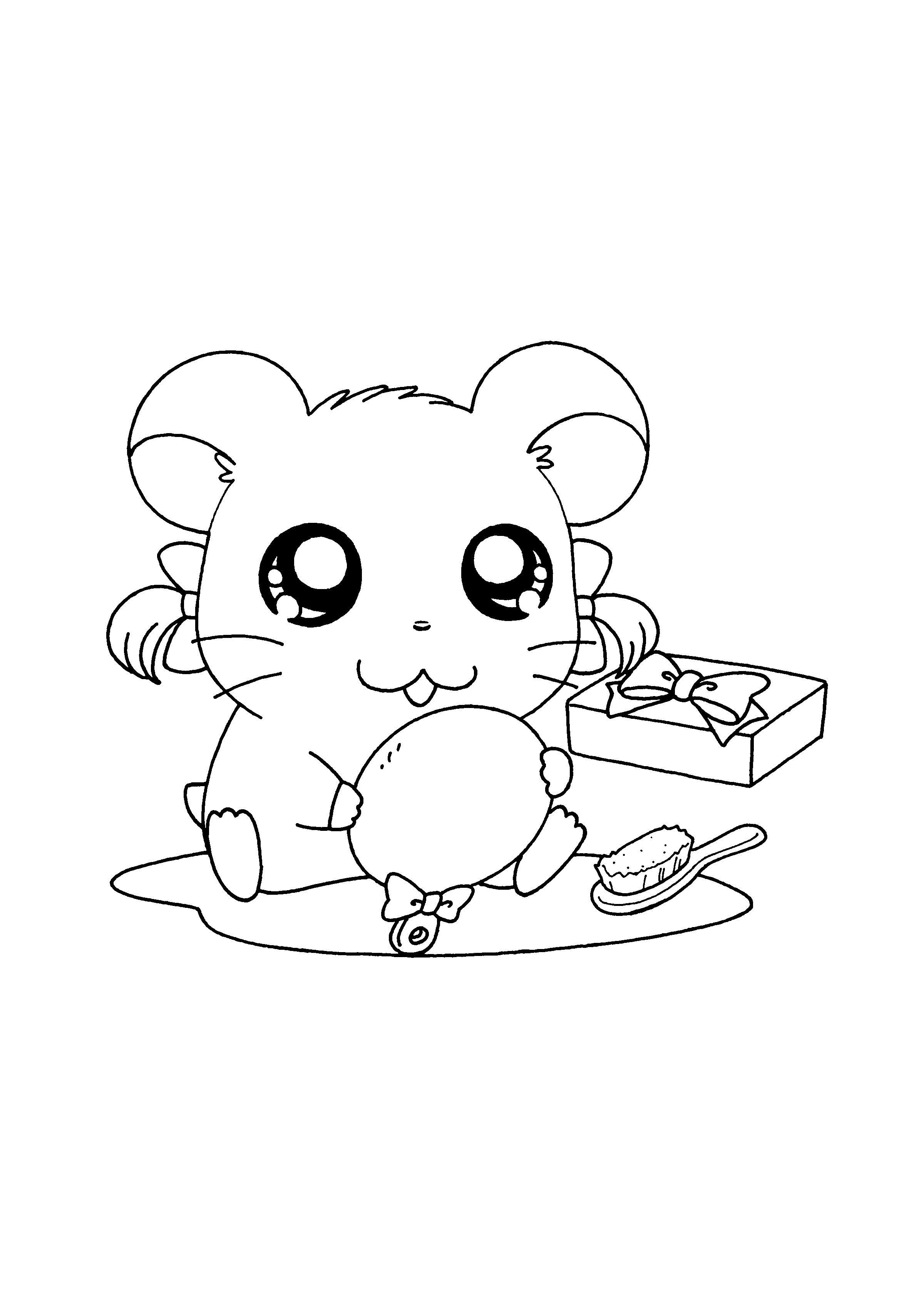 Desenho gratuito Hamtaro #40107 da colecao Anime e Mangá para imprimir