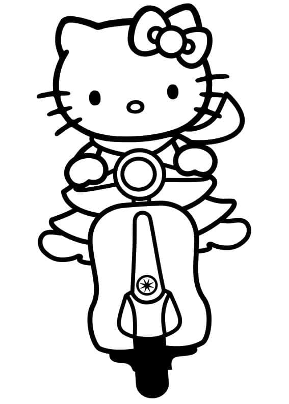 Desenho gratuito Hello Kitty #175668 da colecao Anime e Mangá para imprimir