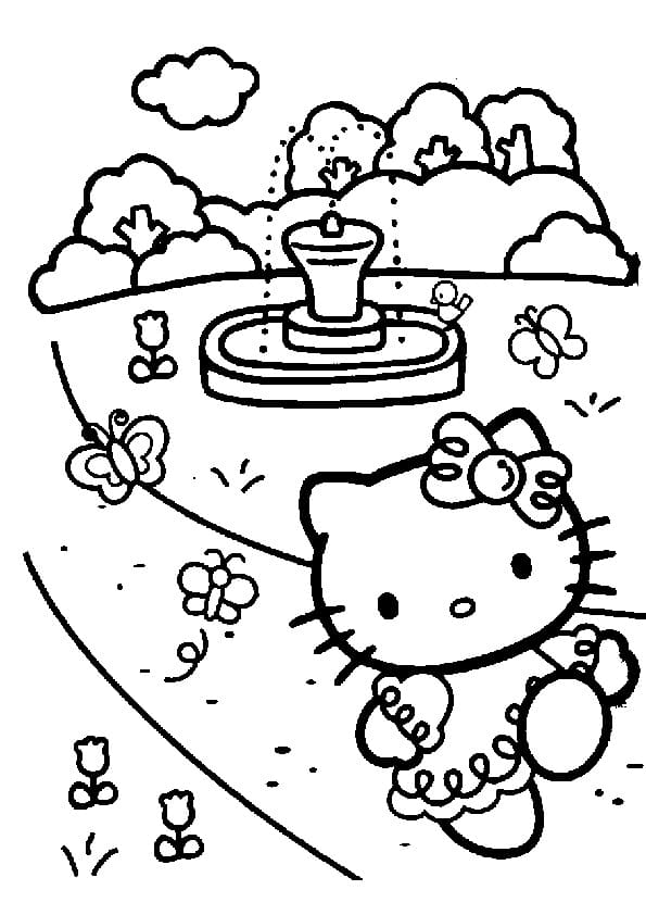 Desenho gratuito Hello Kitty #175684 da colecao Anime e Mangá para imprimir