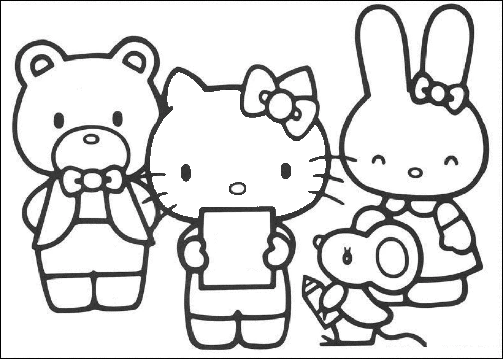 Desenho gratuito Hello Kitty #36761 da colecao Anime e Mangá para imprimir
