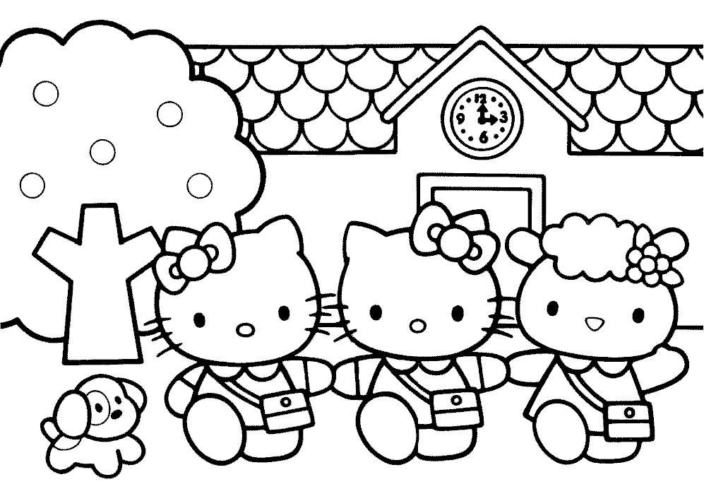 Desenho gratuito Hello Kitty #36762 da colecao Anime e Mangá para imprimir