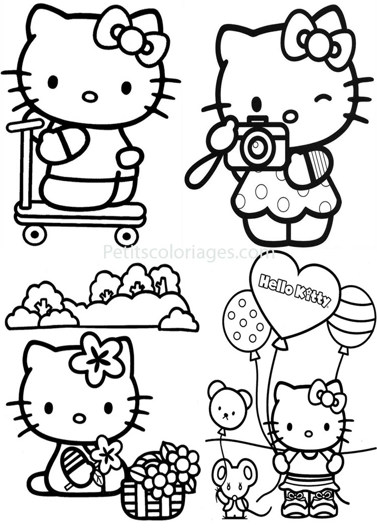 Desenho gratuito Hello Kitty #36826 da colecao Anime e Mangá para imprimir