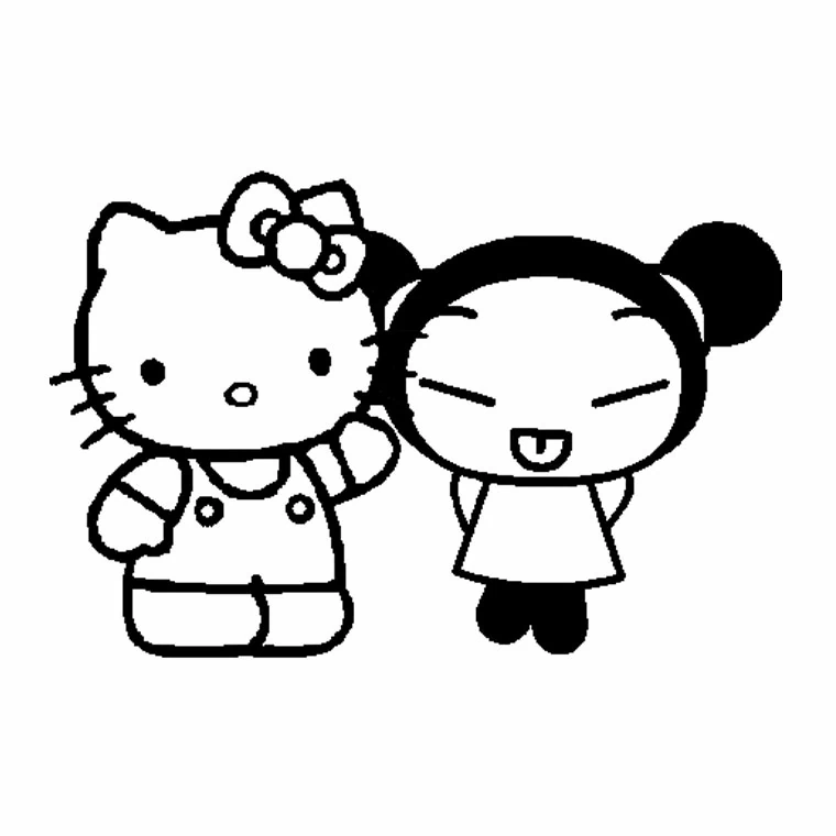 Desenho gratuito Hello Kitty #36836 da colecao Anime e Mangá para imprimir