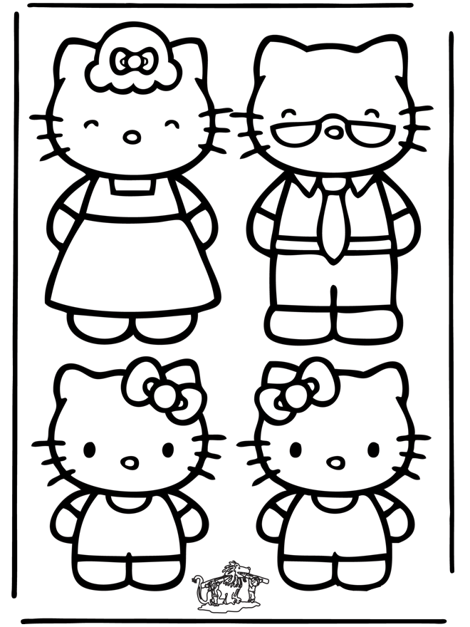Desenho gratuito Hello Kitty #36849 da colecao Anime e Mangá para imprimir
