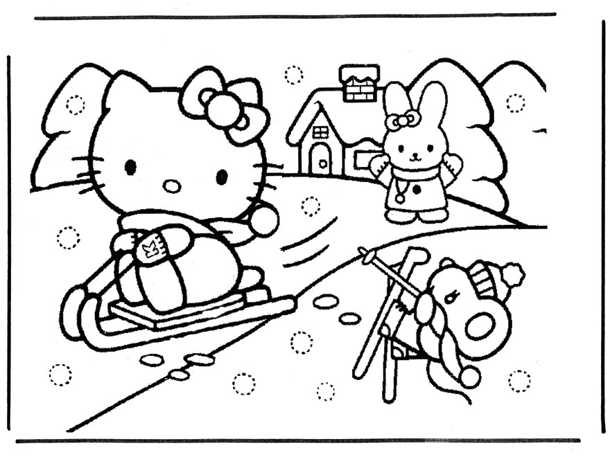 Desenho gratuito Hello Kitty #36959 da colecao Anime e Mangá para imprimir